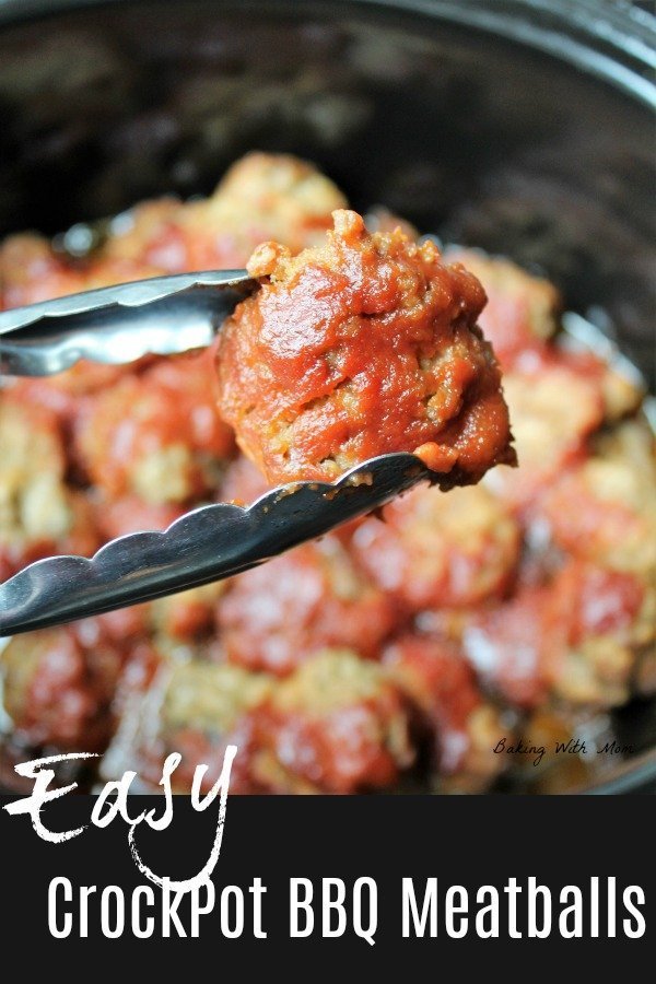 BBQ Meatballs in a crockpot 