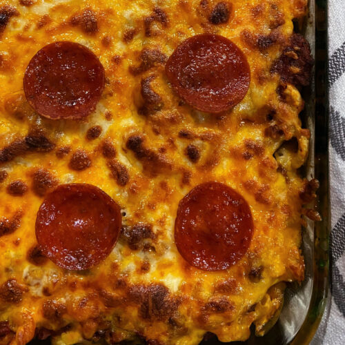 Easy Pizza Casserole Baking With Mom