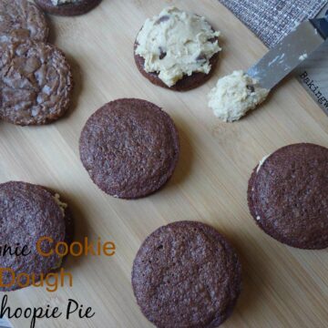 whoopie pies on a cutting board.