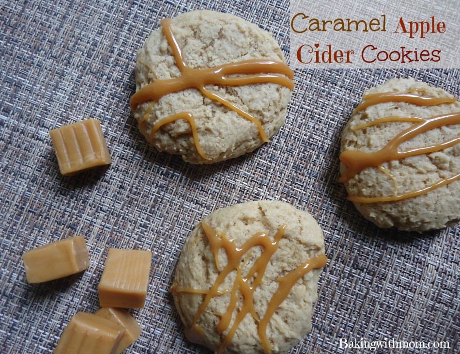 Caramel Apple Cider Cookies