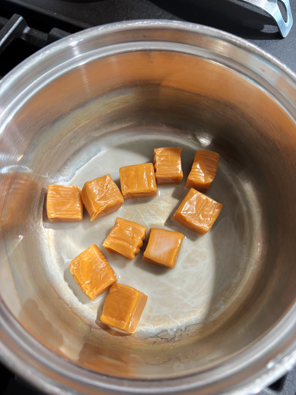 caramels in a bowl.