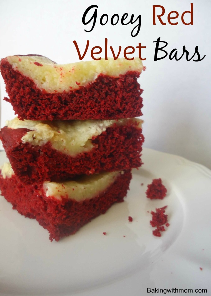 Gooey Red Velvet Bars