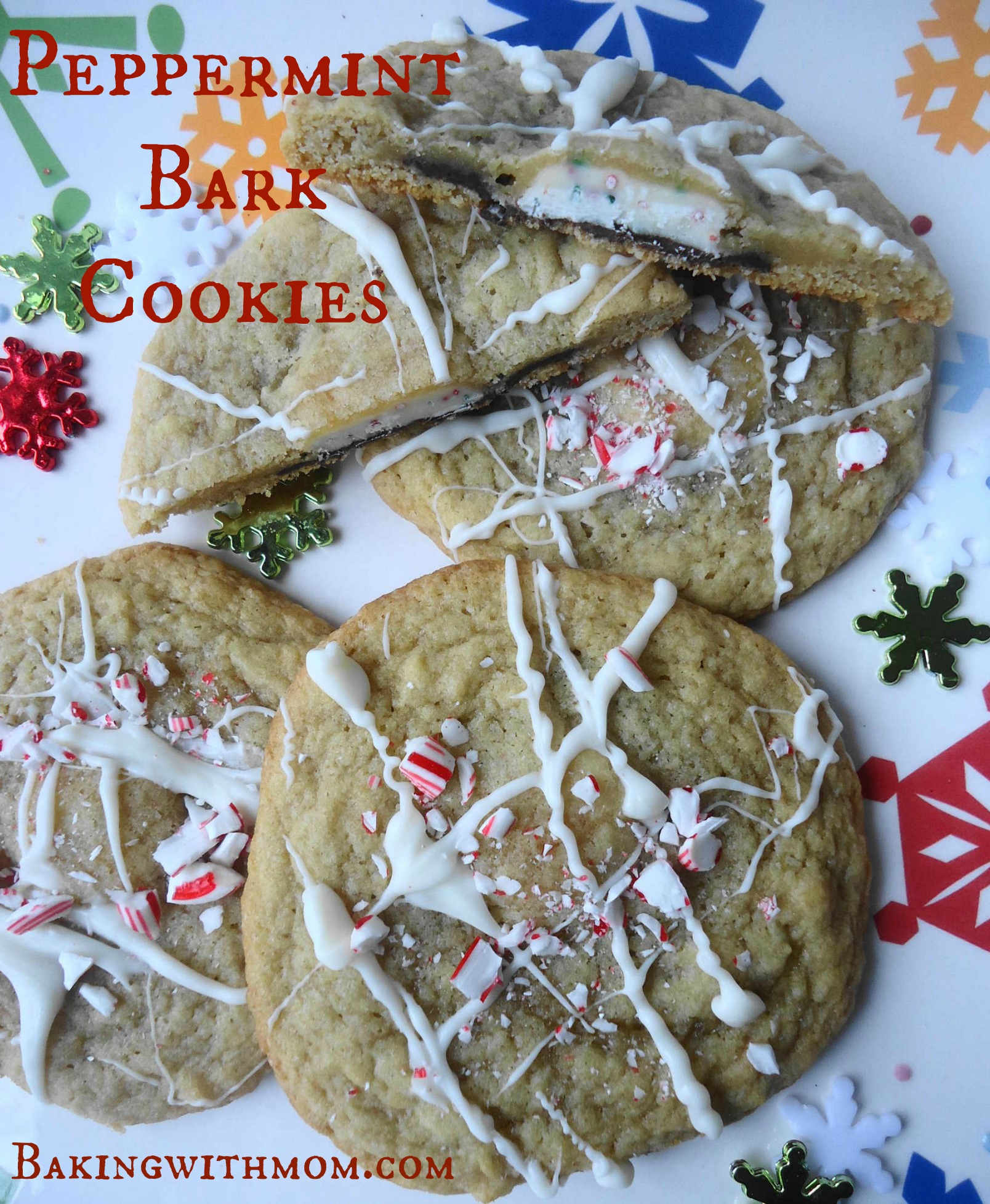 Peppermint Bark Cookies