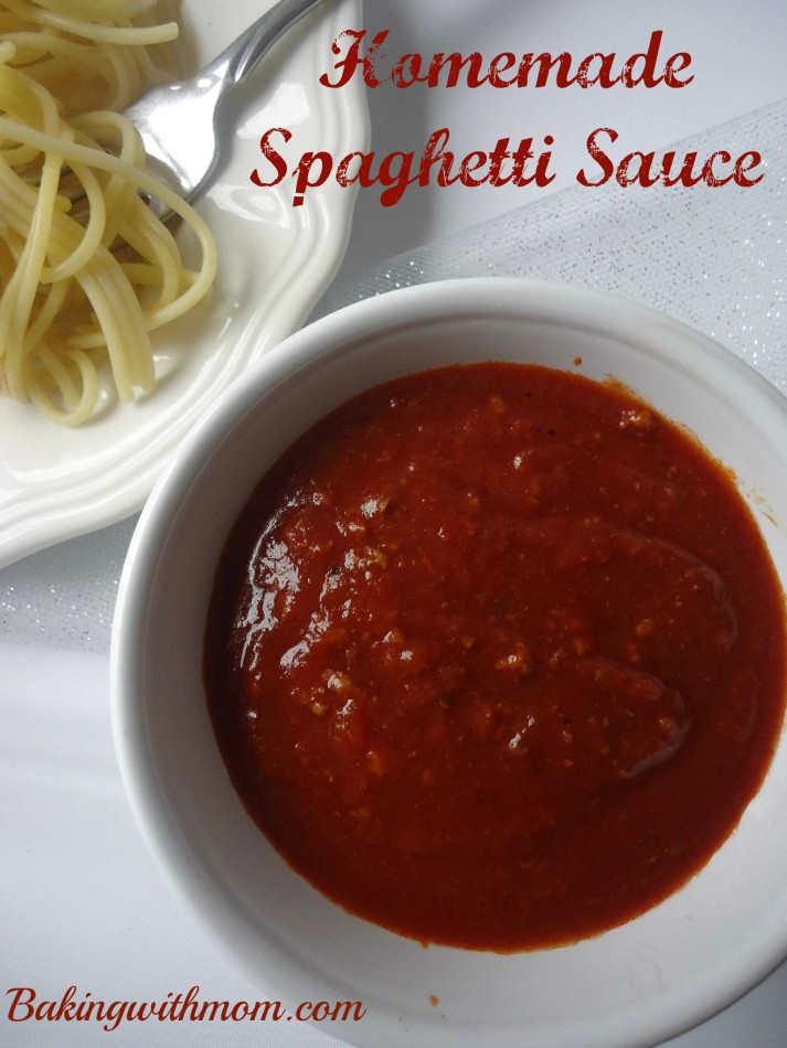 Homemade Spaghetti Sauce