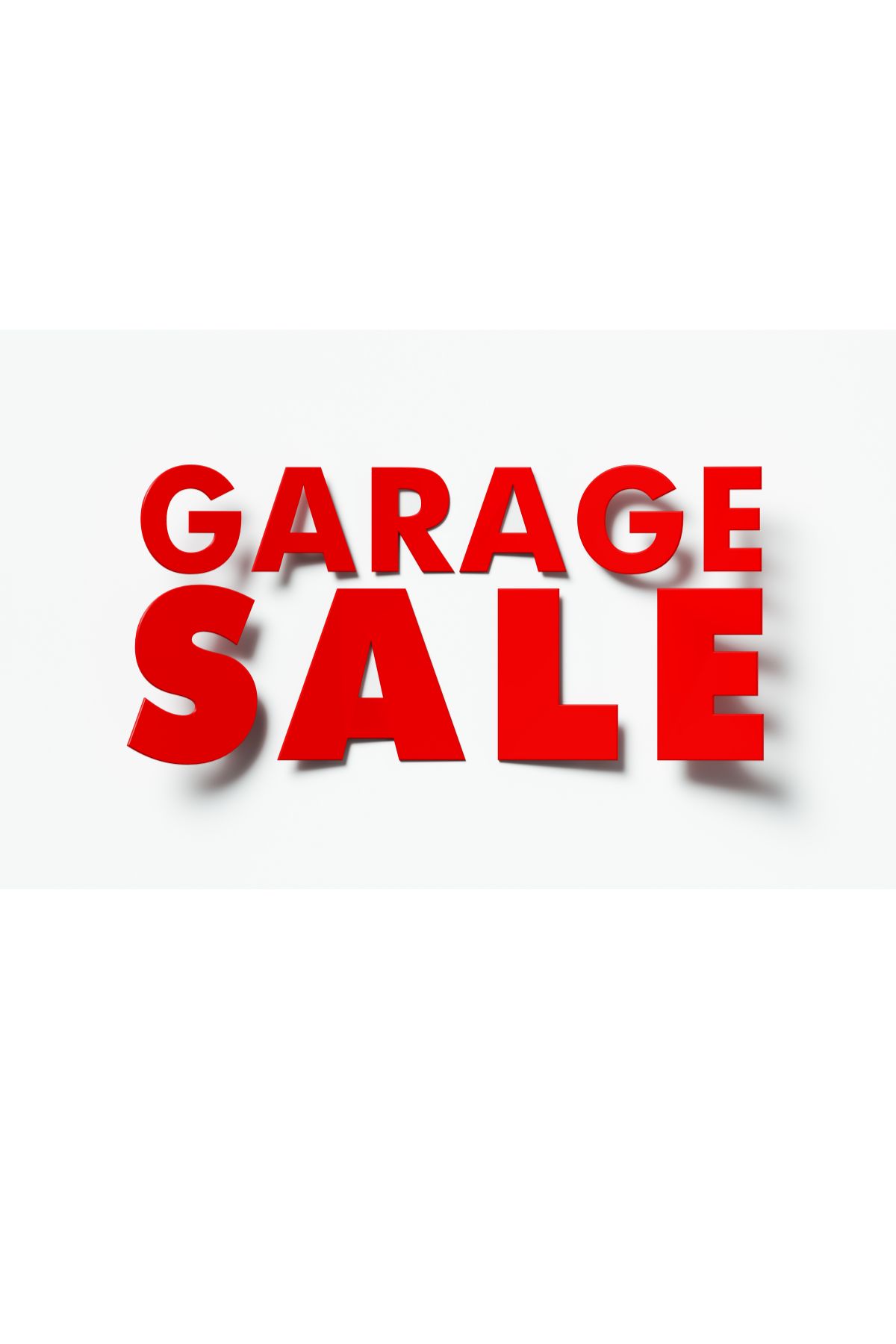 garage sale graphic.