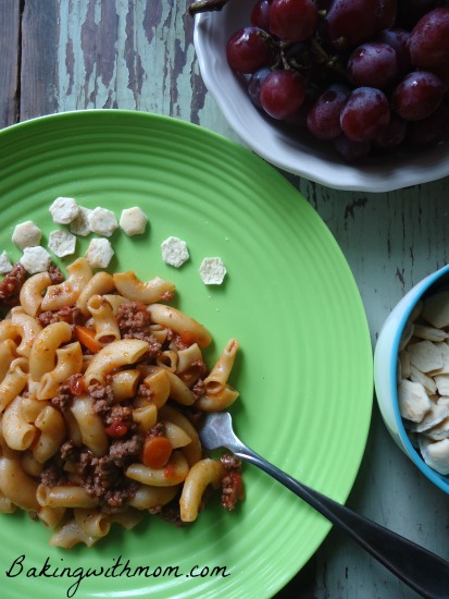 One Dish Hamburger Macaroni