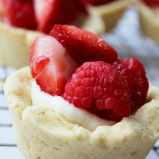 fruit sugar cookie cups a summer treat ready to impress your guests at a picnic or BBQ