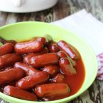 BBQ Little Smokies-easy to make and great for a crowd or to feed your family. Enjoy this appetizer with only a few ingredients