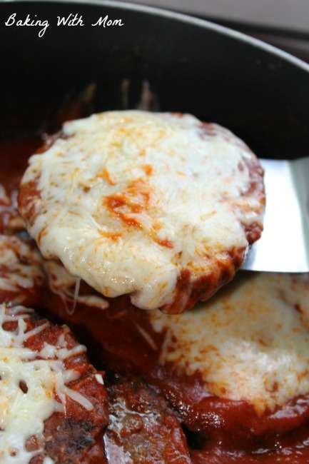 Pizza Burgers with Mozzarella Cheese