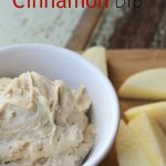 Creamy Apple Cinnamon Dip perfect for fruit!