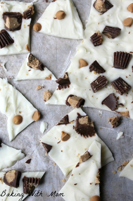 Chocolate Peanut Butter Cup Bark