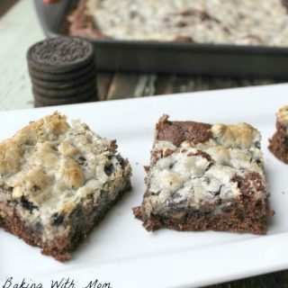 Cookies And Cream Gooey Butter Cake with cream cheese, OREO cookies, and Chocolate Cake. These chocolate cake dessert will disappear from your household quickly