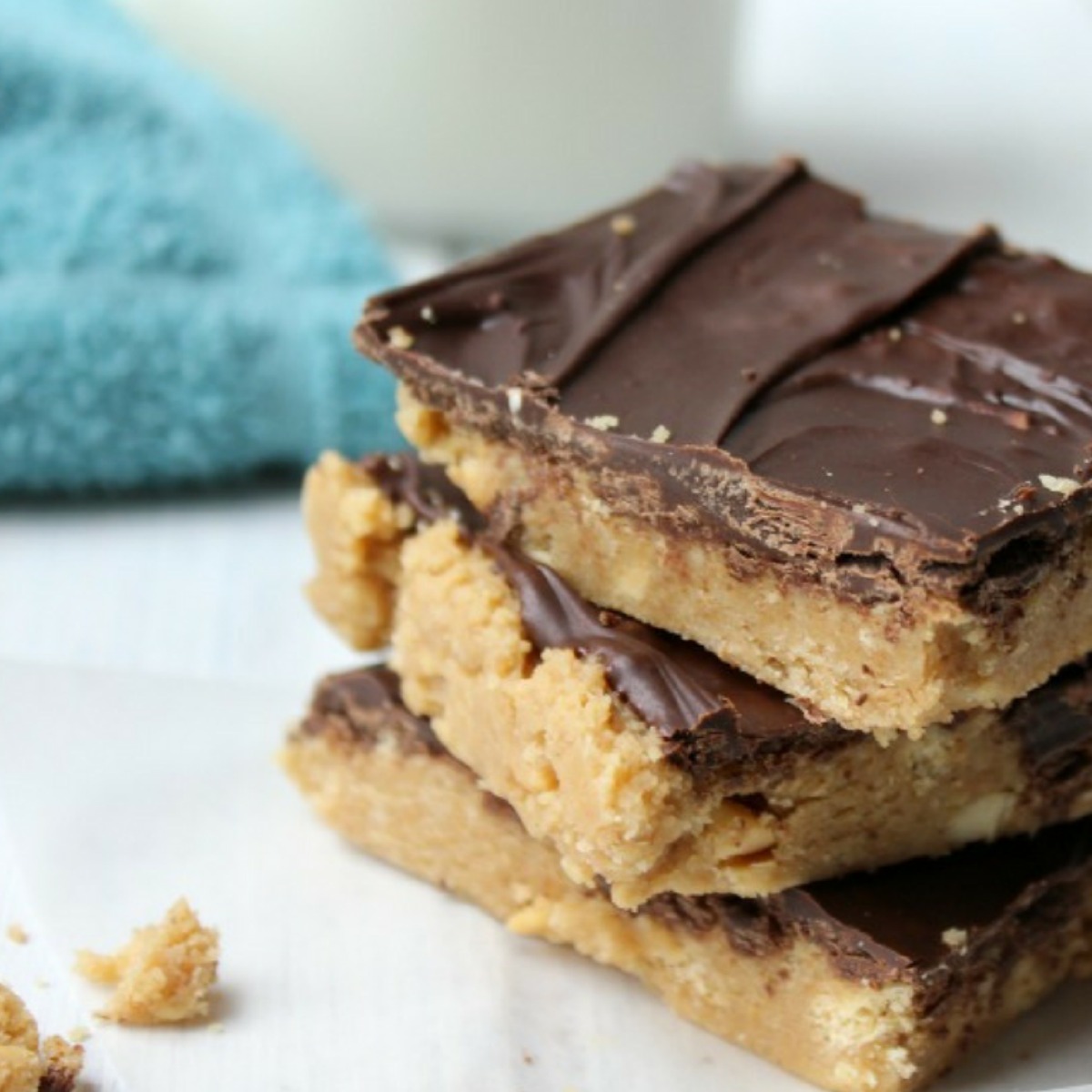 EASY No Bake Peanut Butter Bars Baking With Mom