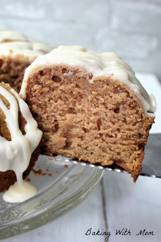 One Bowl Applesauce Cake - Baking With Mom