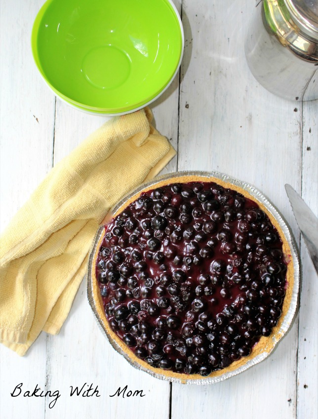 No Bake Blueberry Pie