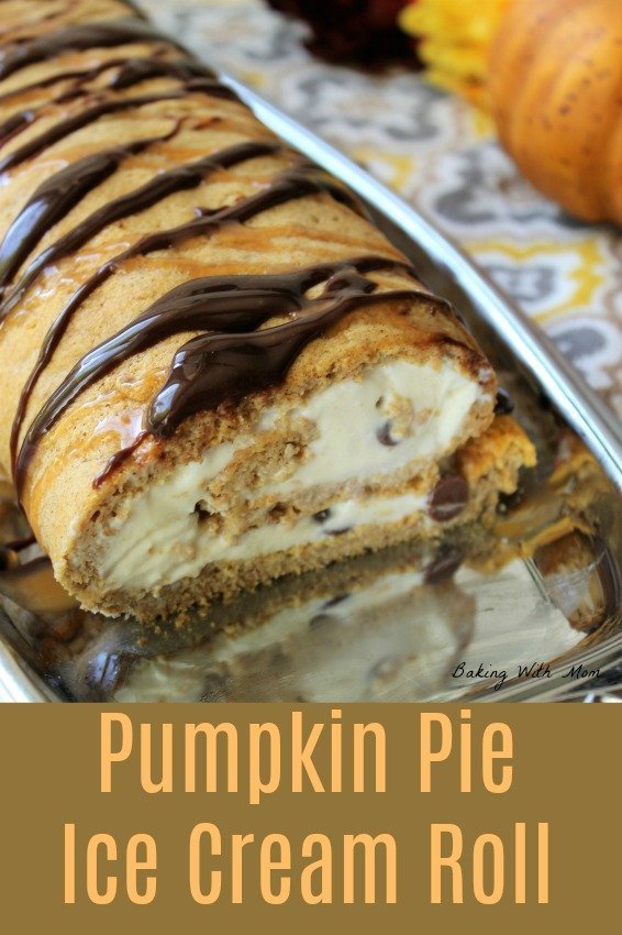 Pumpkin Pie Ice Cream Roll