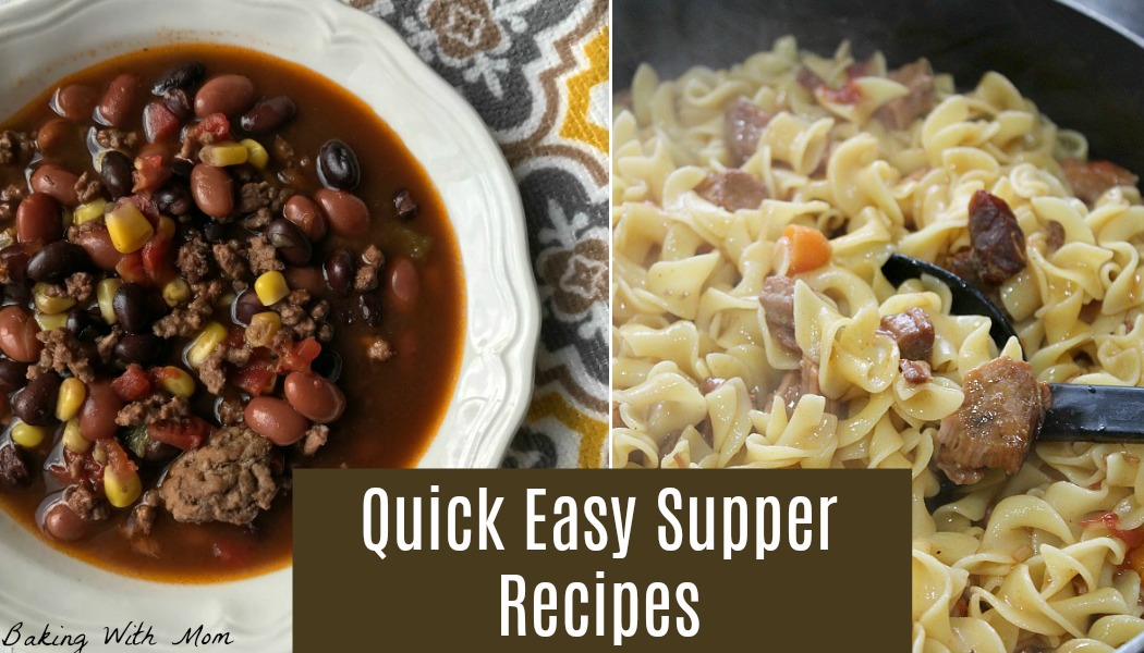 Easy Quick Supper Recipes