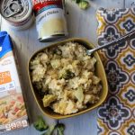 Easy Slow Cooker Broccoli Rice Casserole #ad #Homemade4TheHolidays