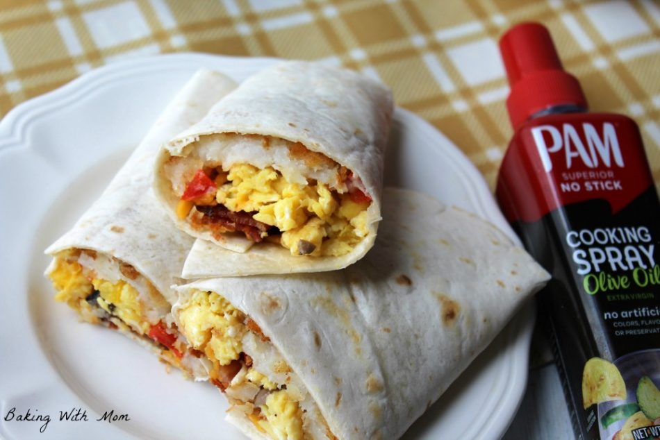 Egg Hashbrown And Pepper Burrito #ad #YouPAMDoIt #PAMInControl