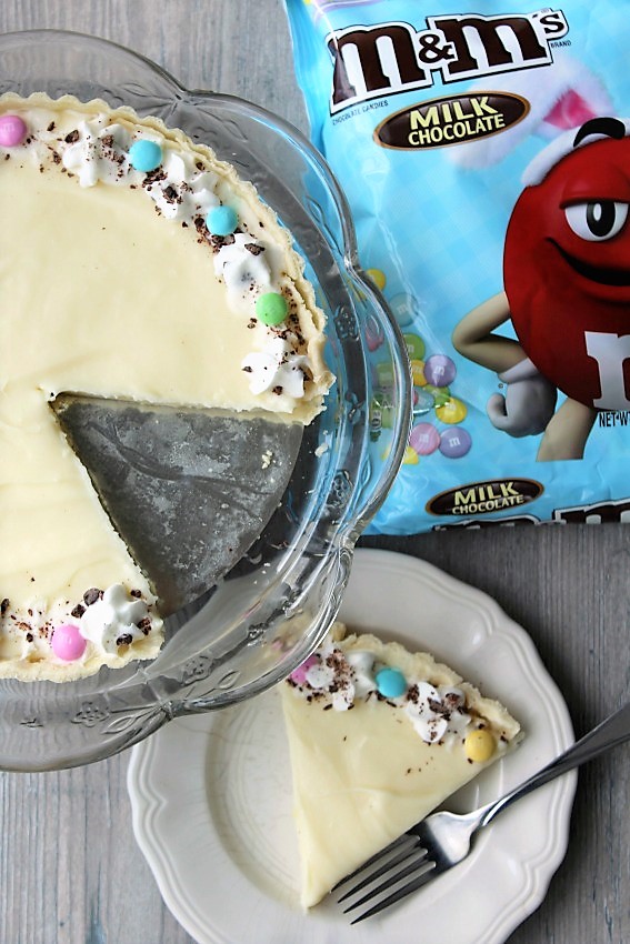 Creamy White Chocolate Tart #ad #SpringMoments