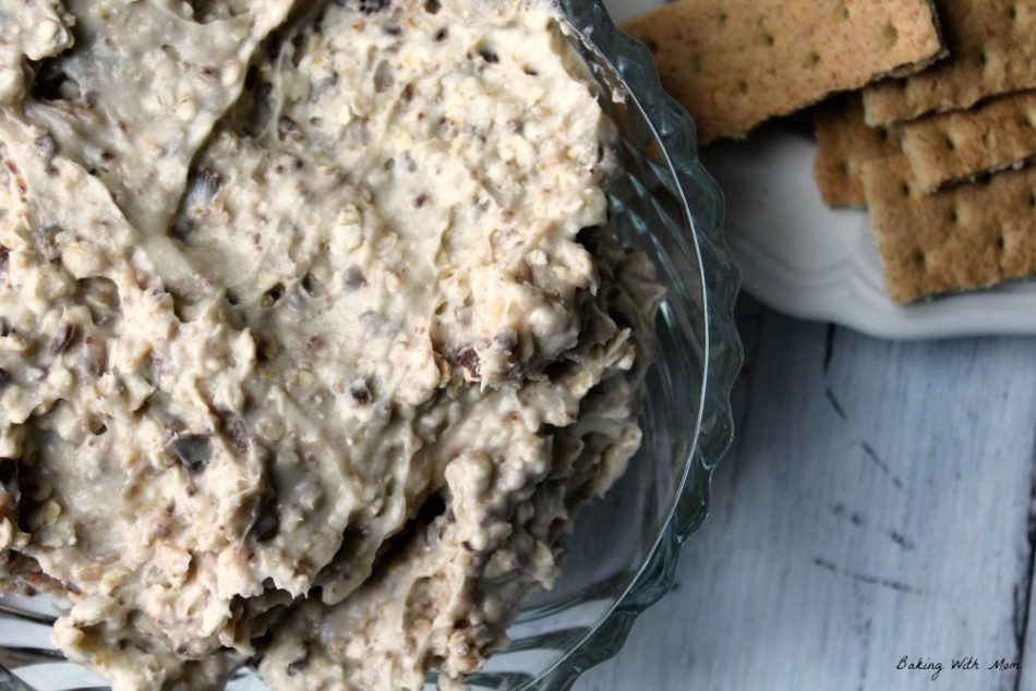 Oatmeal Toffee Dip Cream Cheese Dip Heath Baking Bits Graham Crackers