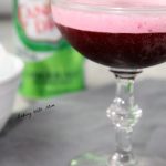 Grape Black Cherry Fizz with ginger ale, grape juice and black cherry sorbet