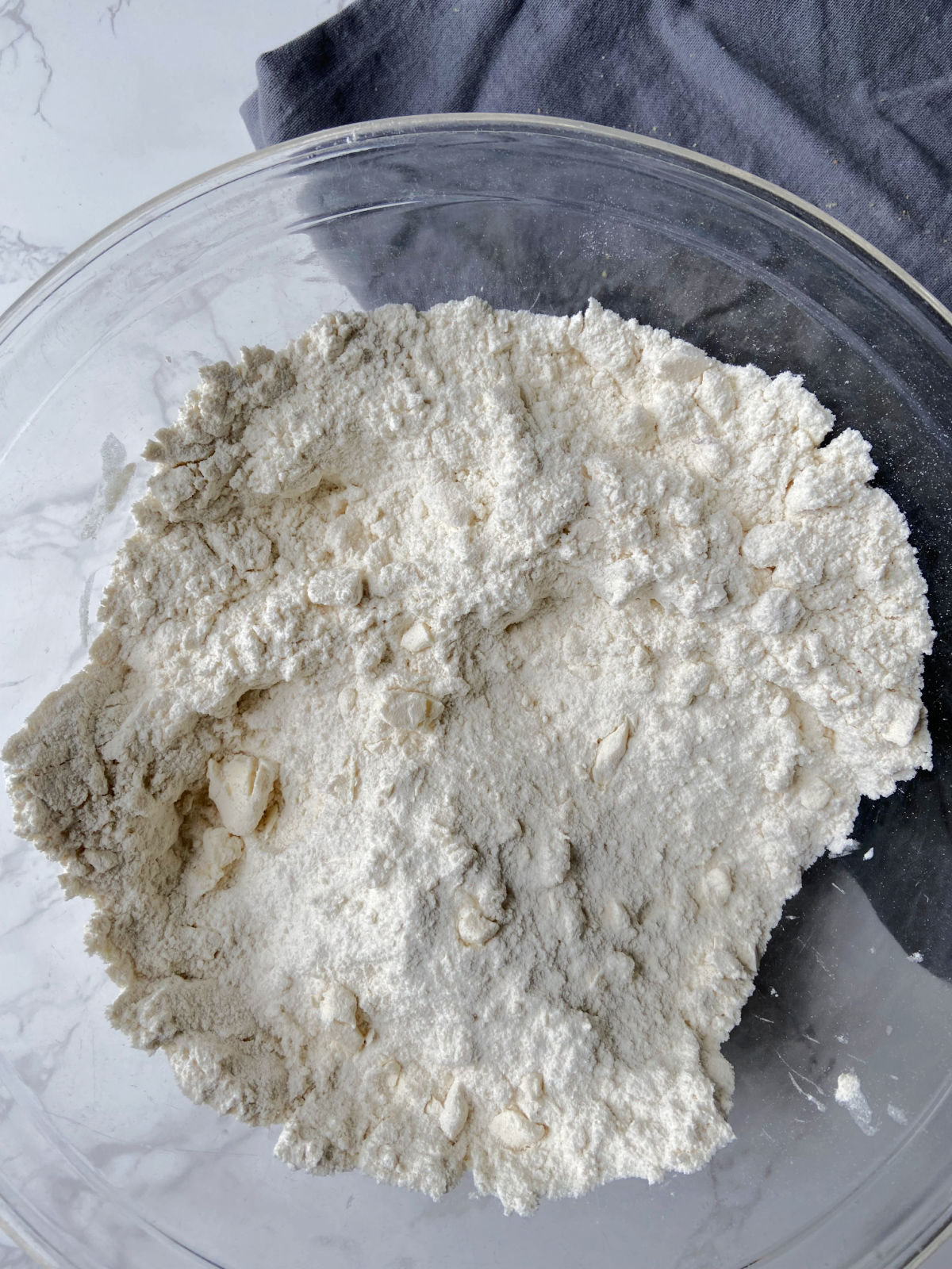 flour and butter in a large mixing bowl. 