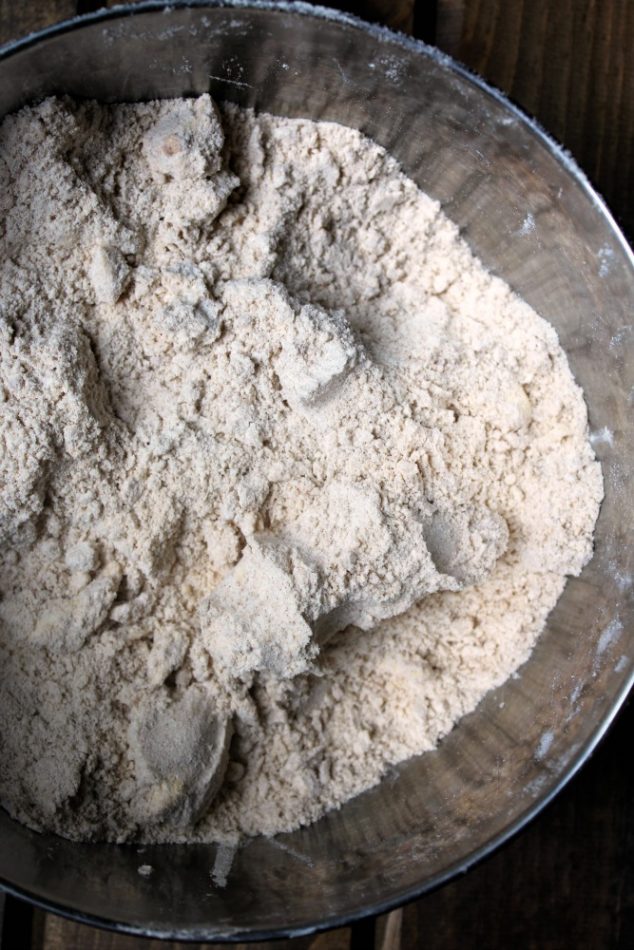 Flour base mixture for the Zucchini Crisp Bars