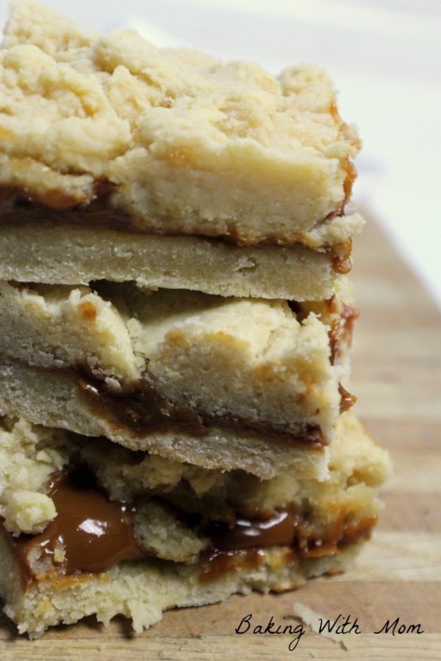Caramel Shortbread Bars Baking With Mom