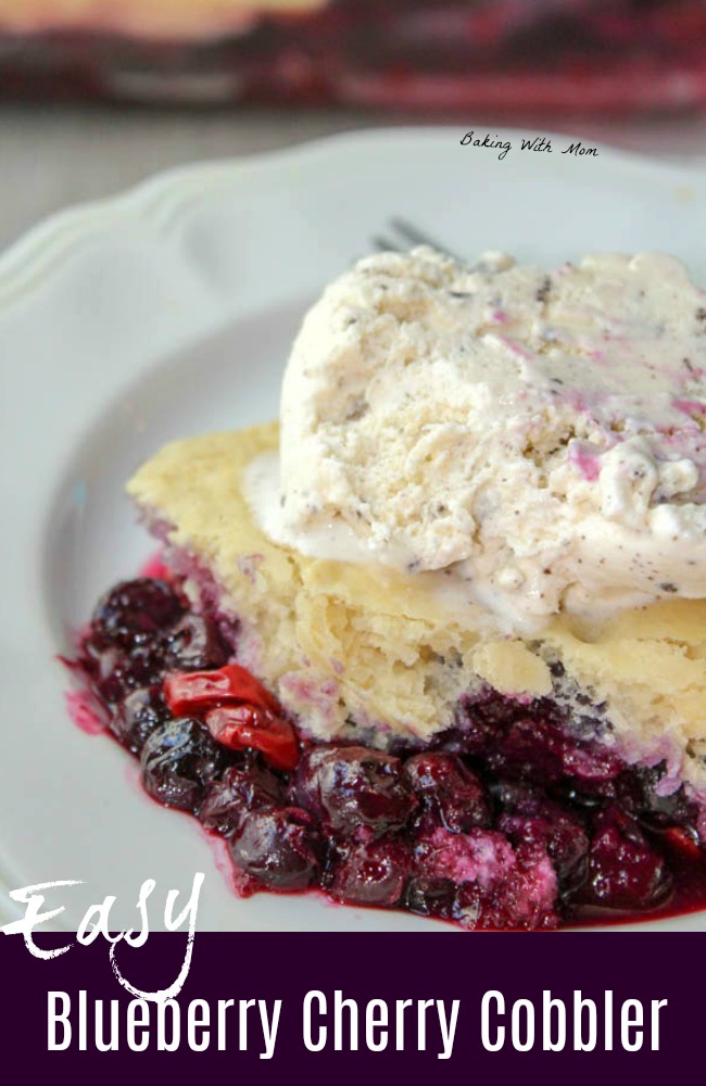 Easy Blueberry Cobbler Baking With Mom