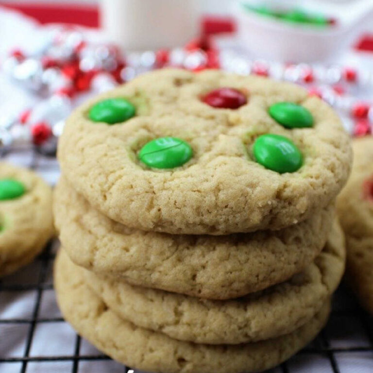 Simple M&M Cookies - Baking With Mom