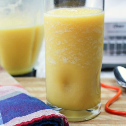 Homemade Orange Julius - Baking With Mom