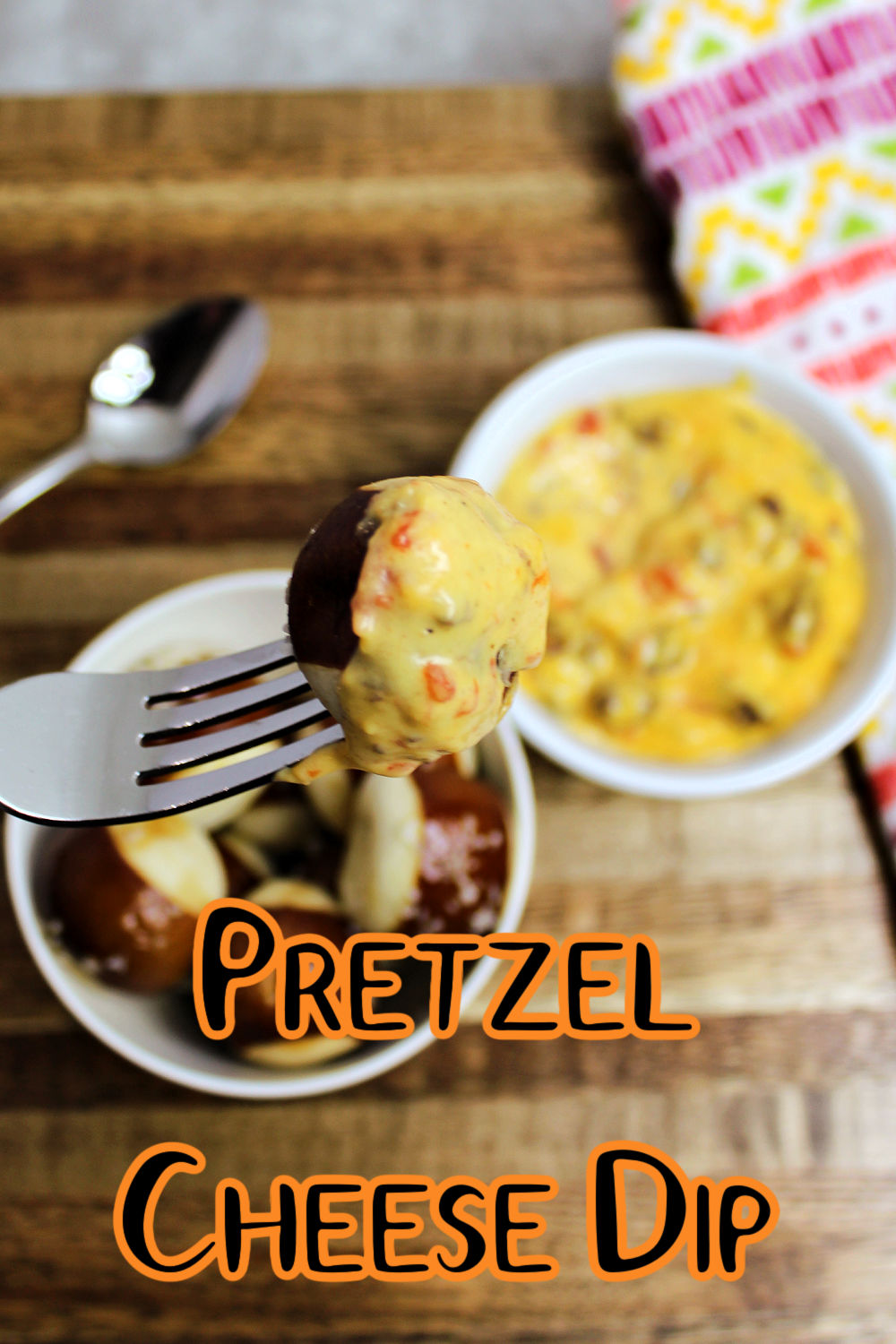 Pretzel Cheese Dip - Baking With Mom