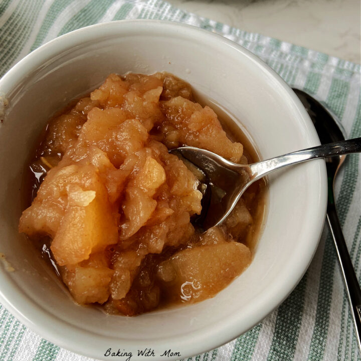 Chunky Homemade Applesauce Baking With Mom