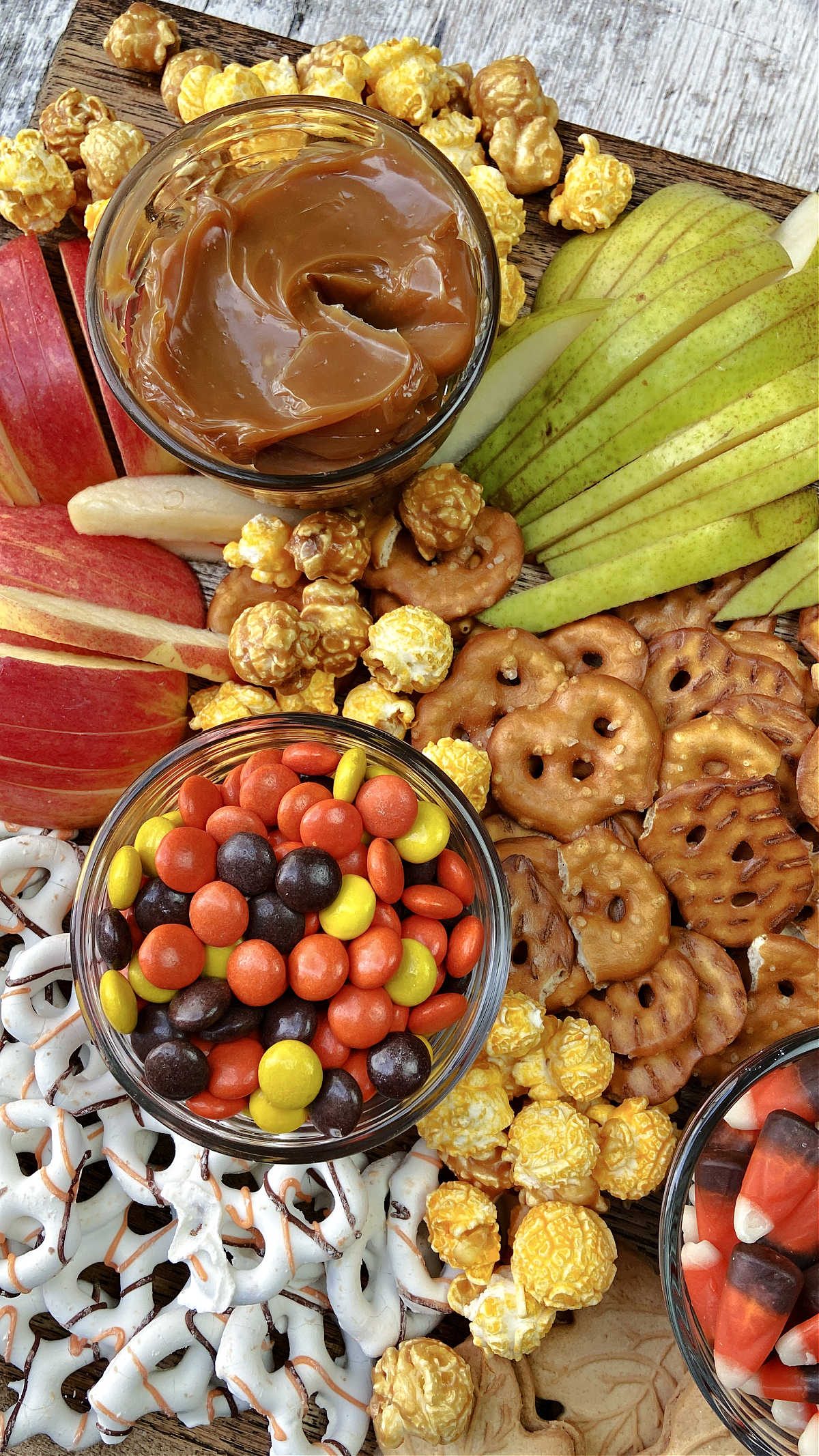 close up of fall foods. 