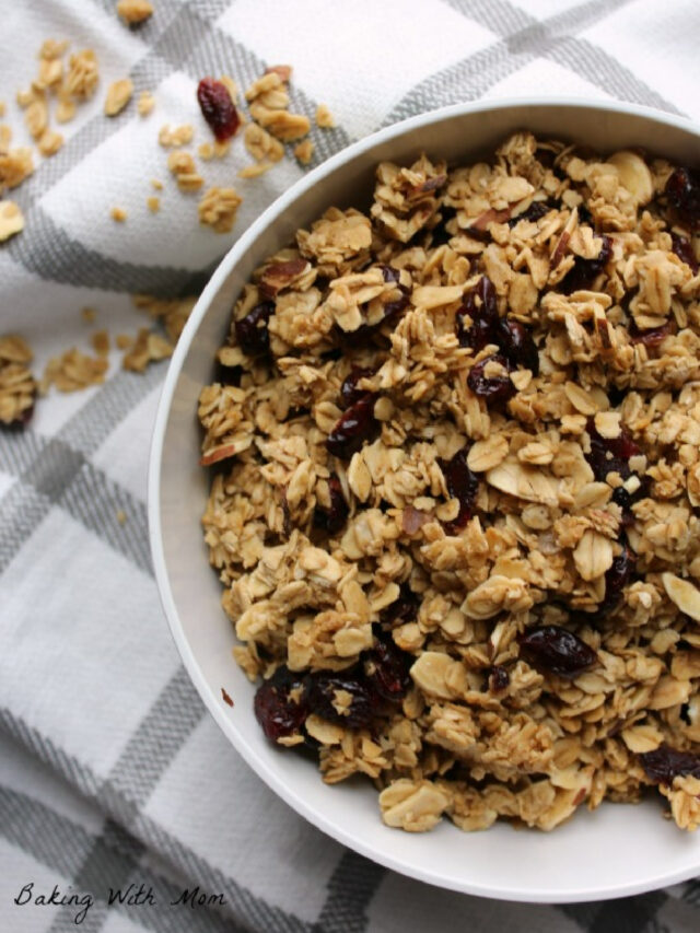 Easy Homemade Granola Story Baking With Mom