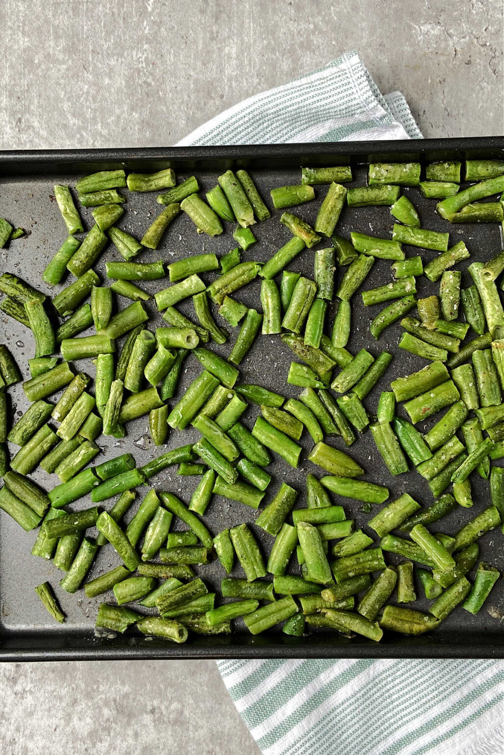 Oven Roasted Green Beans Baking With Mom