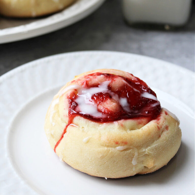 Strawberry Filled Butterhorn Danish Baking With Mom