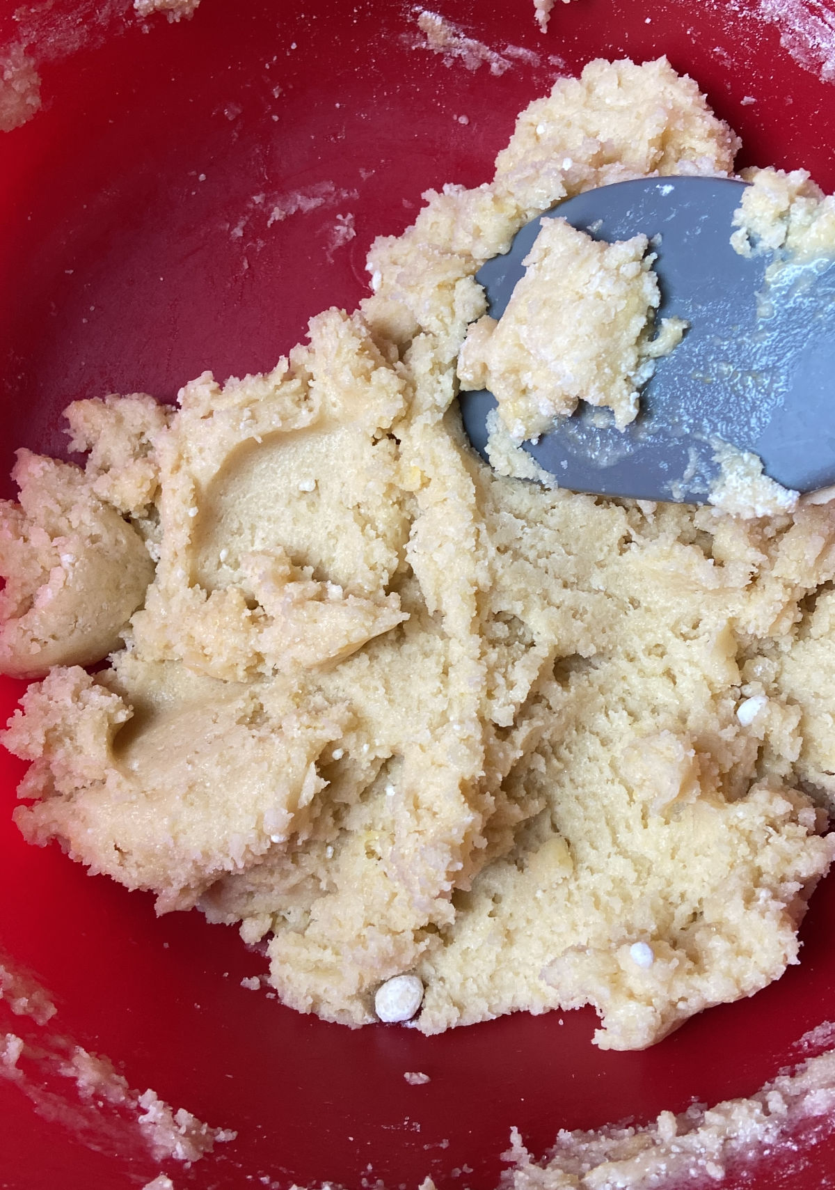 mix of sugar cookie dough. 