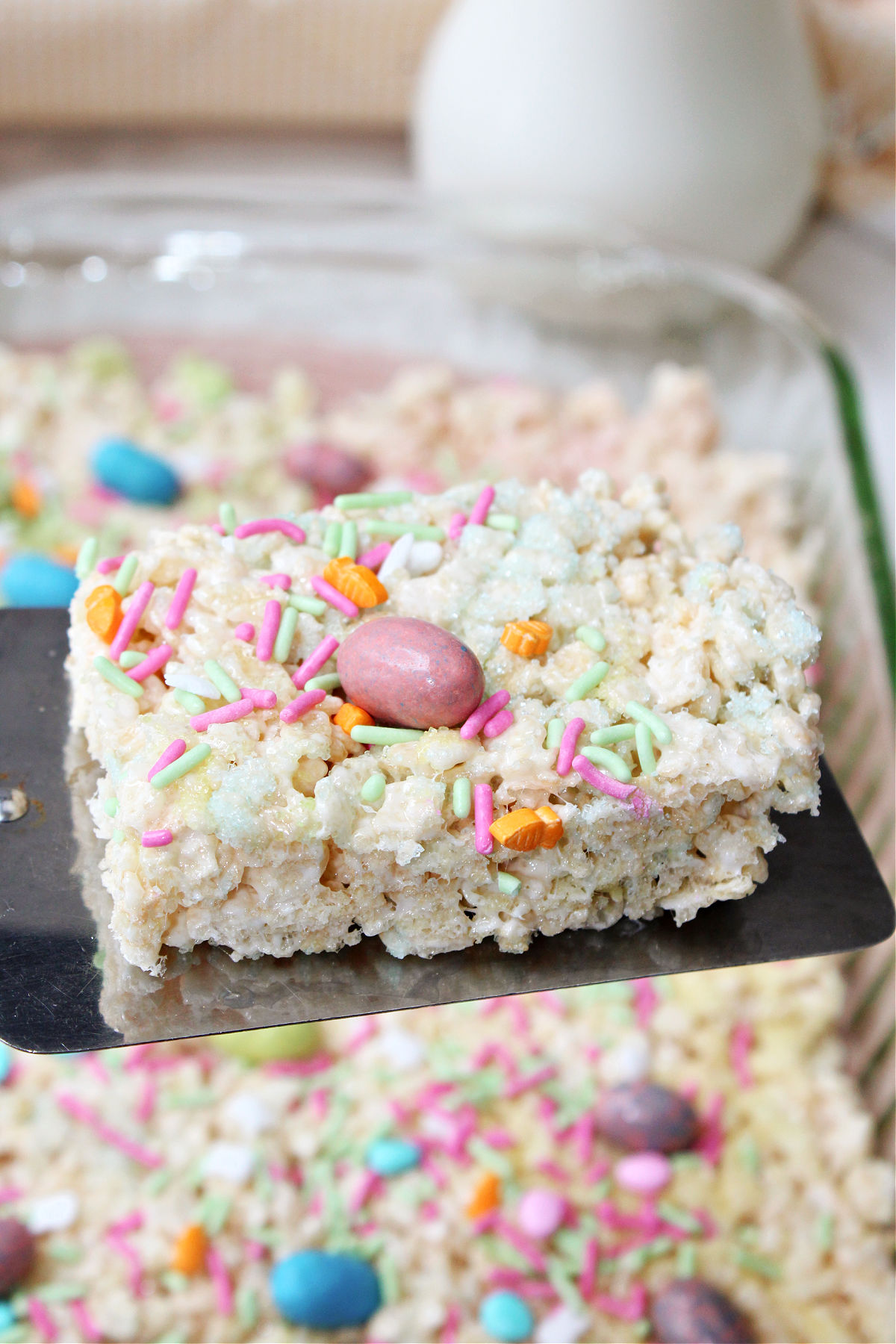 Bunny Rice Krispies Treat - dessert recipe for spring and Eastere