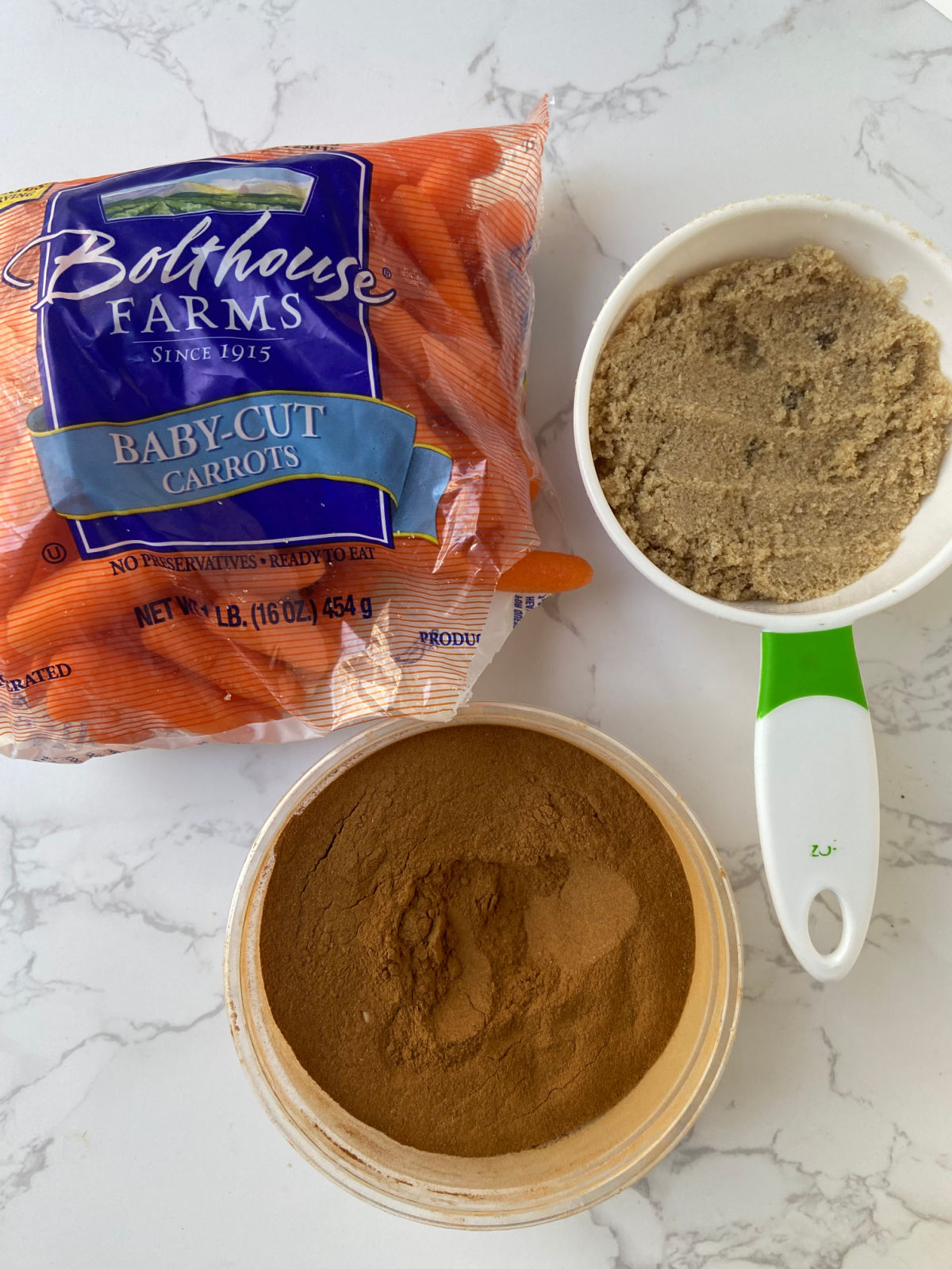 carrots and brown sugar