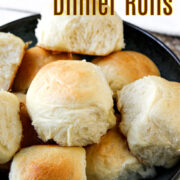 dinner rolls in a bowl.
