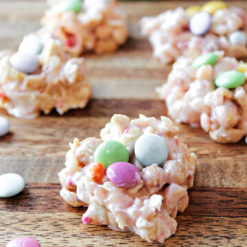 Easter candy with M&M's besides.