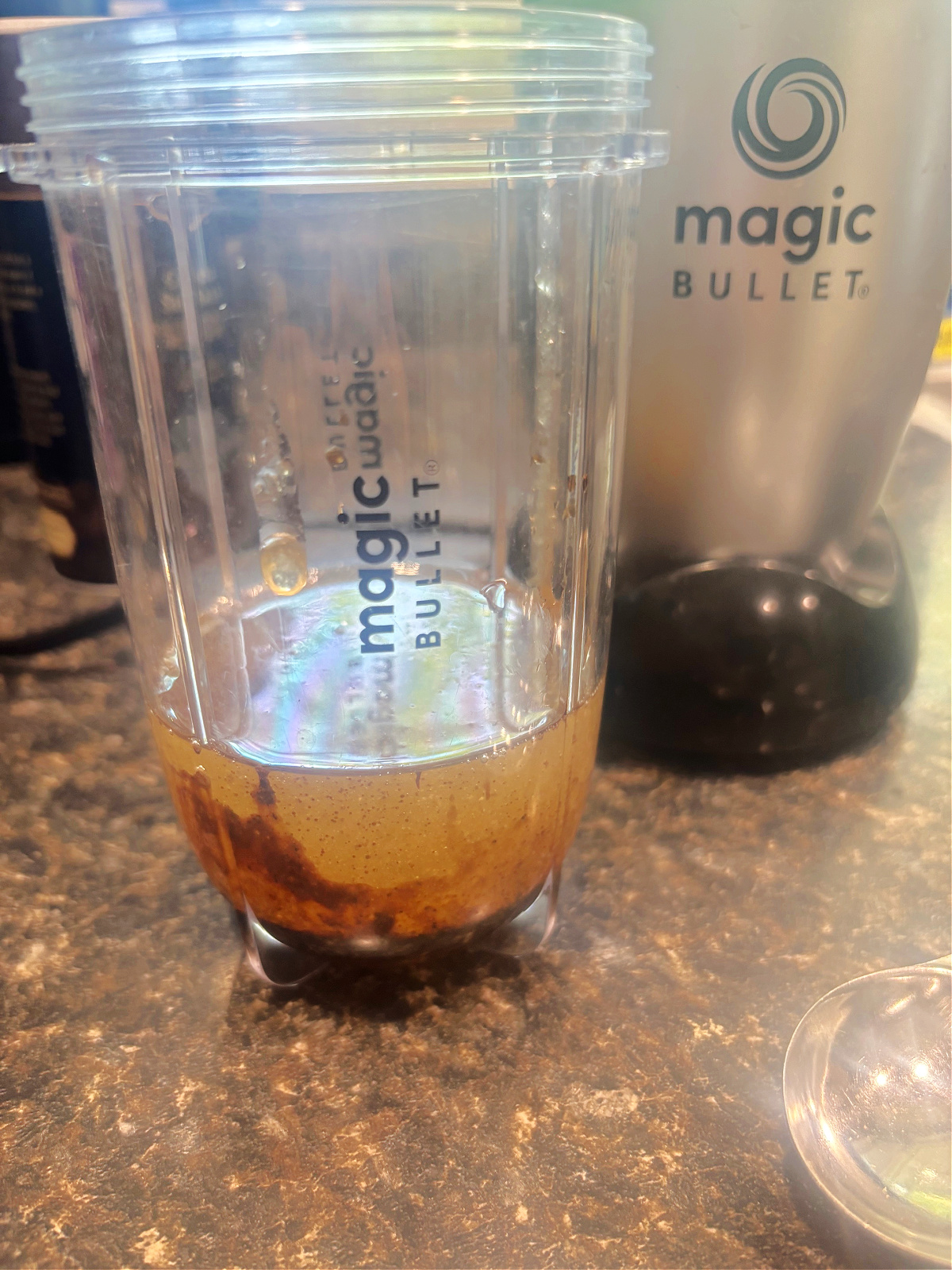 ingredients in a Magic Bullet.