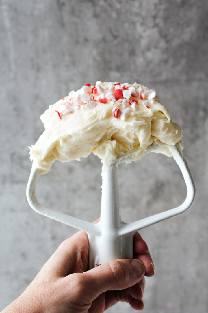 Peppermint Frosting - Baking With Mom