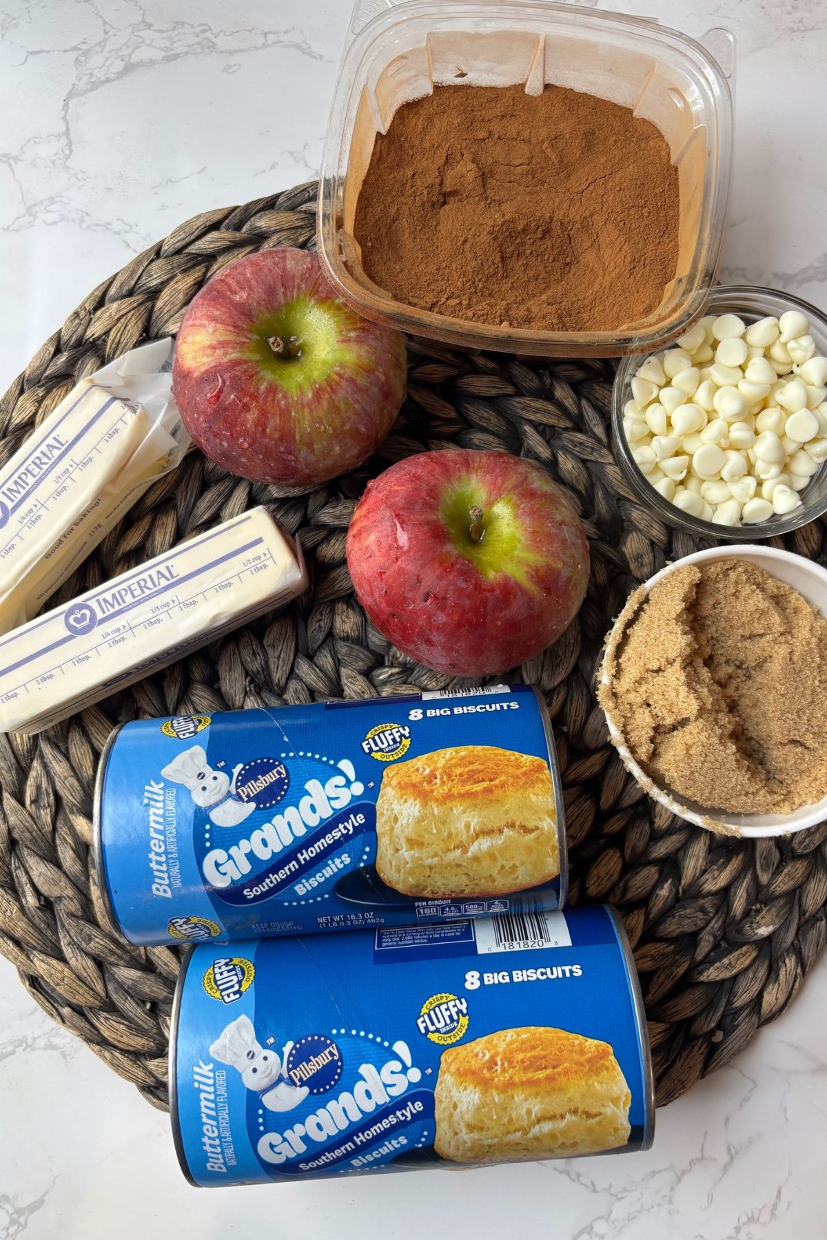 monkey bread ingredients.